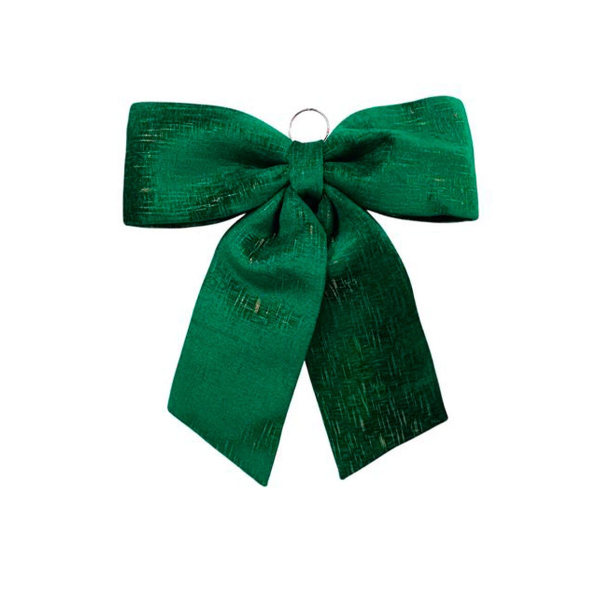 Laço verde e dourado em tecido 60cm, , large