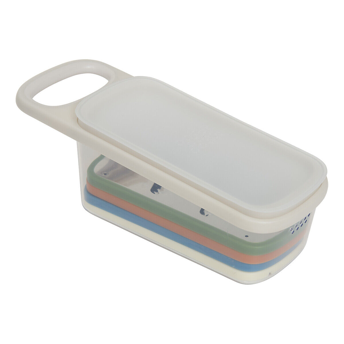 Raspador com 4 lâminas e armazenamento, , large