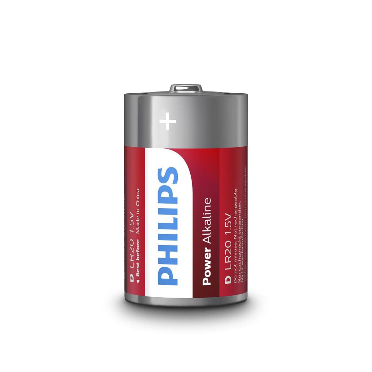 Conjunto de 2 pilhas alcalina Philips power LIFE lr20, , large
