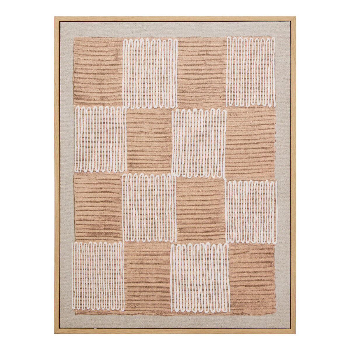 Quadro decorativo BAKA castanho 30x40cm, , large