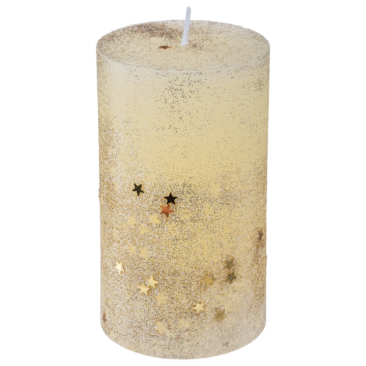 Christmas pillar candle red, , large