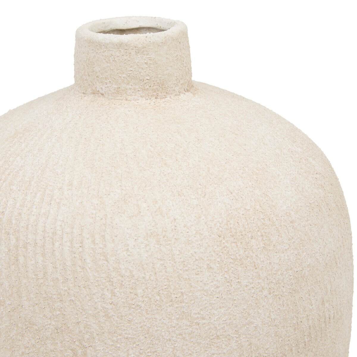 Jarra ROMIA bege em cerâmica 31cm, , large