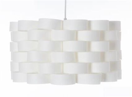 Candeeiro de teto MOKI branco 42cm, , large