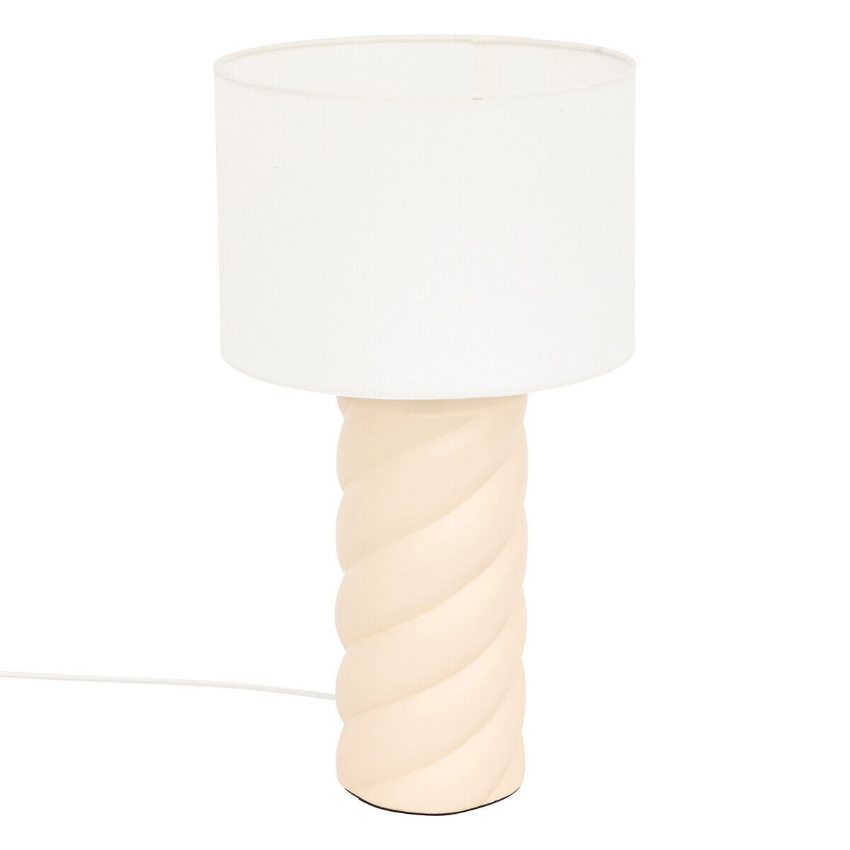 Candeeiro de mesa NOLY bege em cerâmica, , large