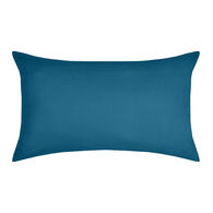 Funda De Almohada Azul Petr&oacute;leo 45x90cm