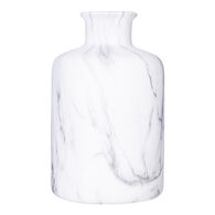 Jarr&oacute;n blanco efecto m&aacute;rmol 17,5cm