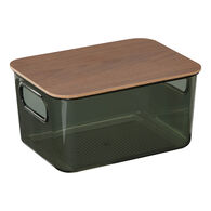 Caja con tapa LYCIA verde 8L