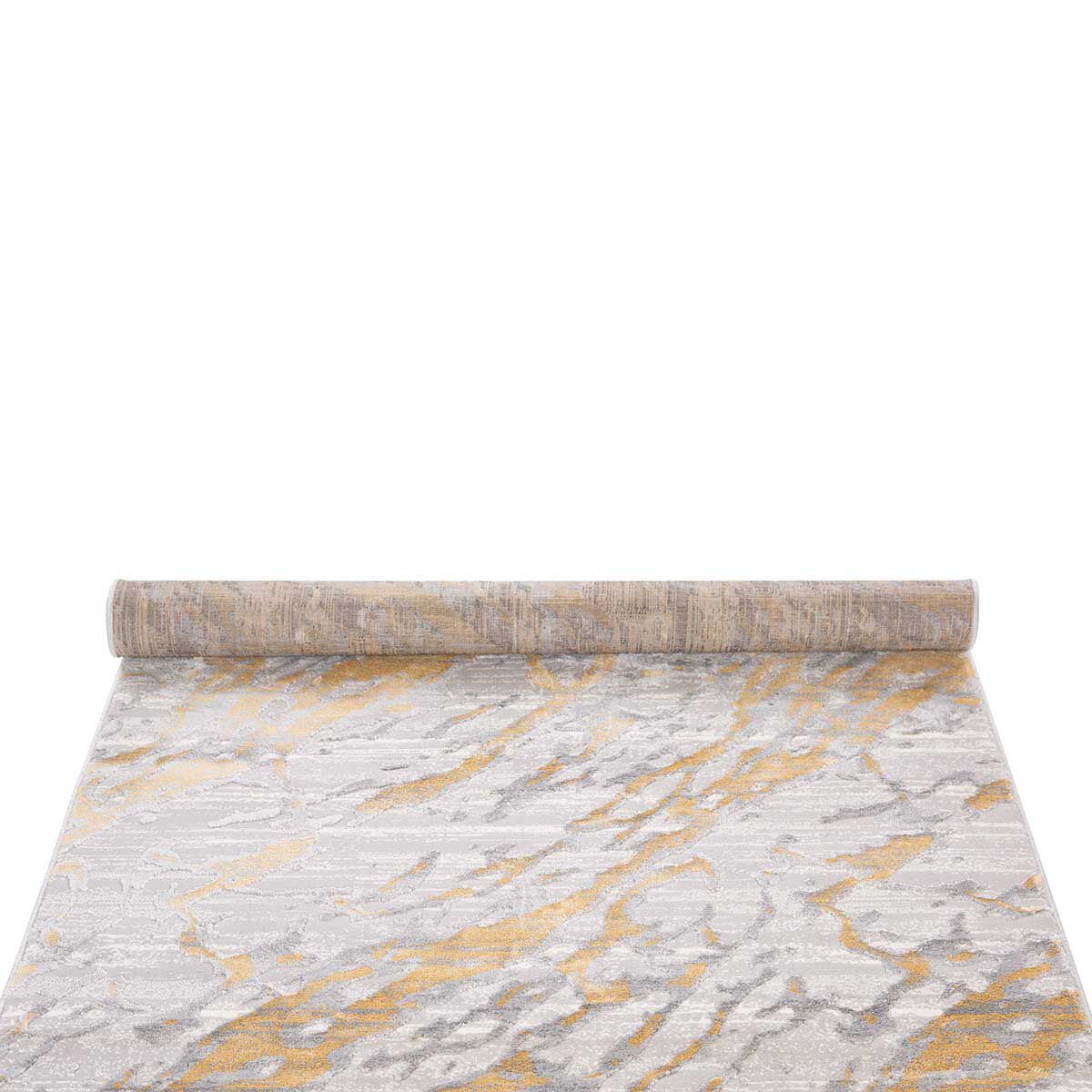Alfombra Viqi Waves Amarilla 120x160cm, , large