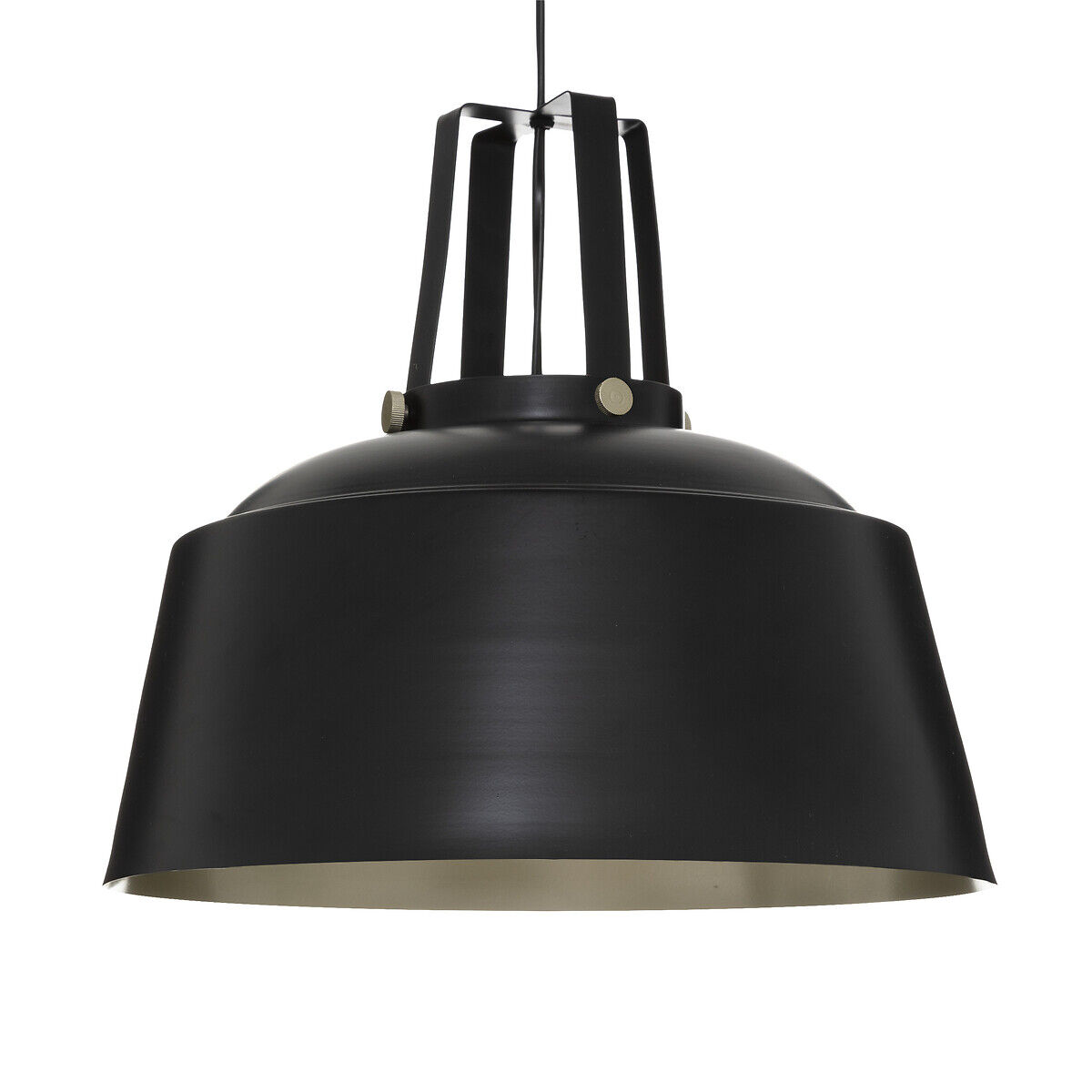 Candeeiro de teto SOUL preto em metal, , large