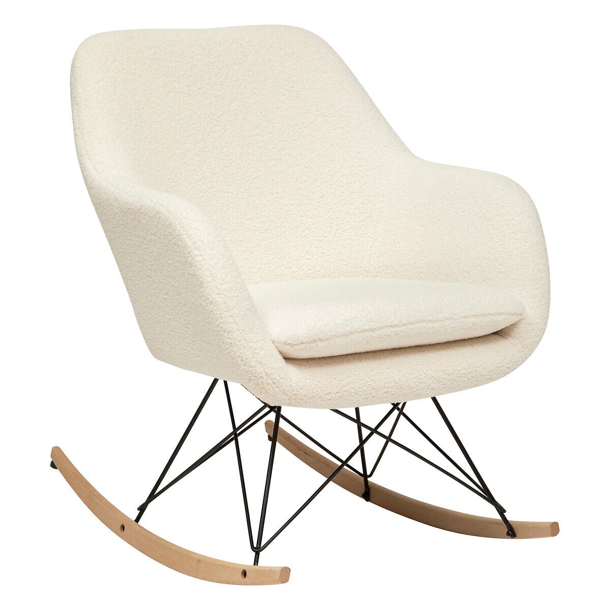 Cadeira de baloiço ROCKING CHAIR branco, , large