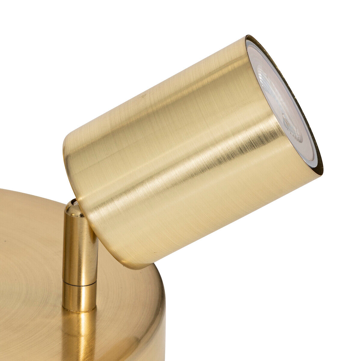 Ceiling light VICO gold with 3 spotlights, , large