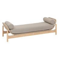 Banco DEONA gris pardo de madera acacia