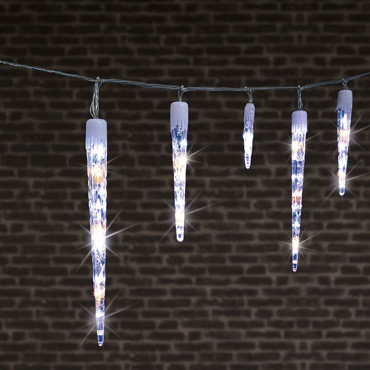 Cortina natal efeito queda de neve azul BRIGHT 63 leds, , large