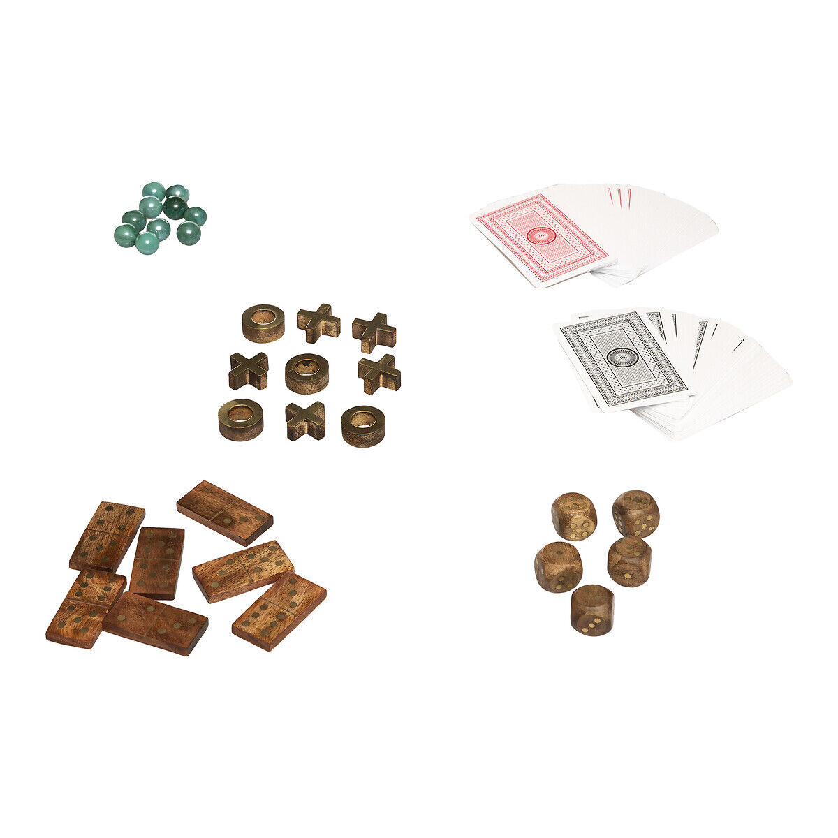 Caixa De Madeira Mango Com Multi Jogos, , large