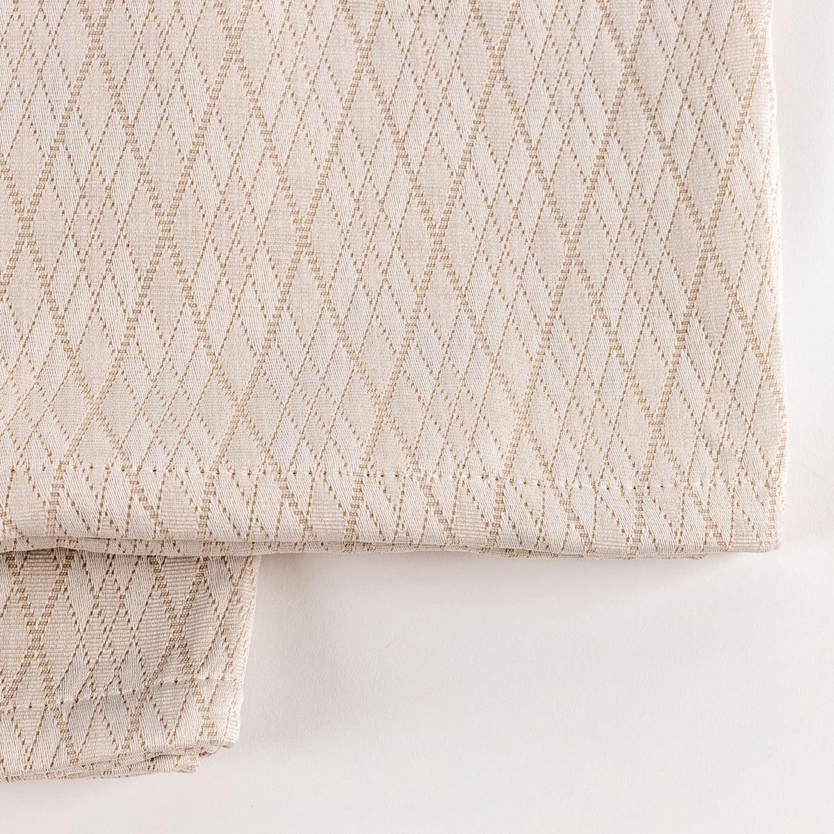 Bedspread diamond pattern beige, , large