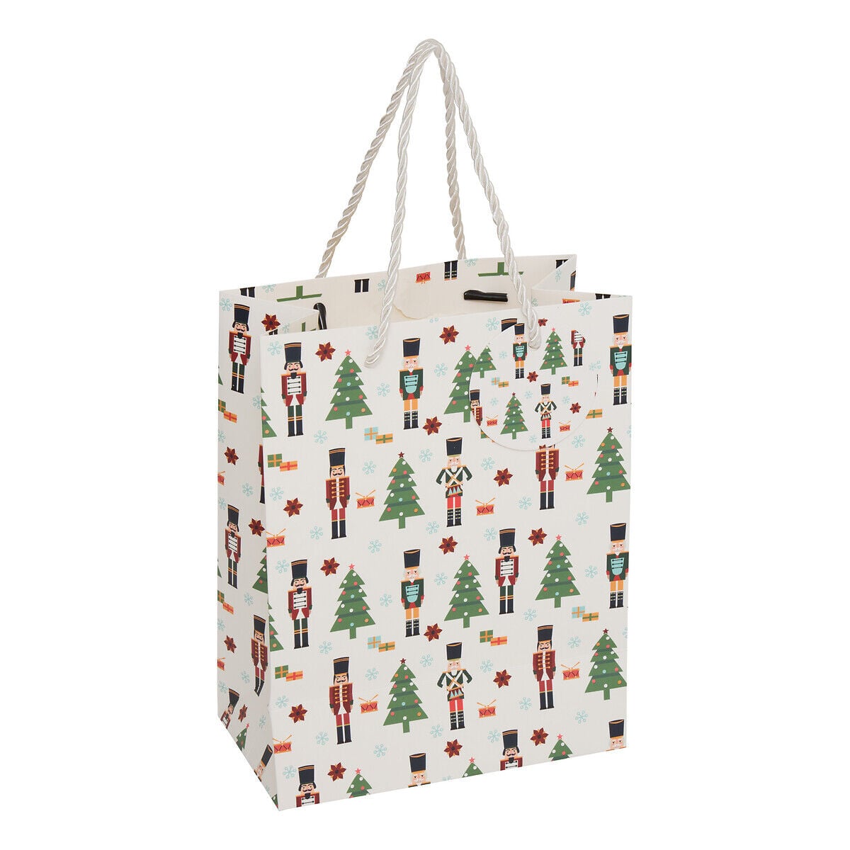 Saco oferta com figuras natalicias 18x10x23cm, , large