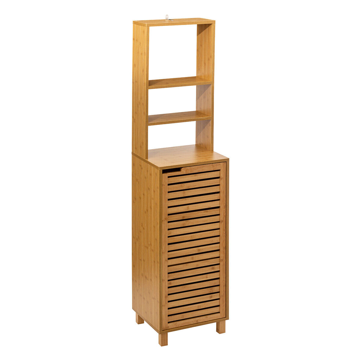 Móvel wc SICELA castanho em bambu, , large