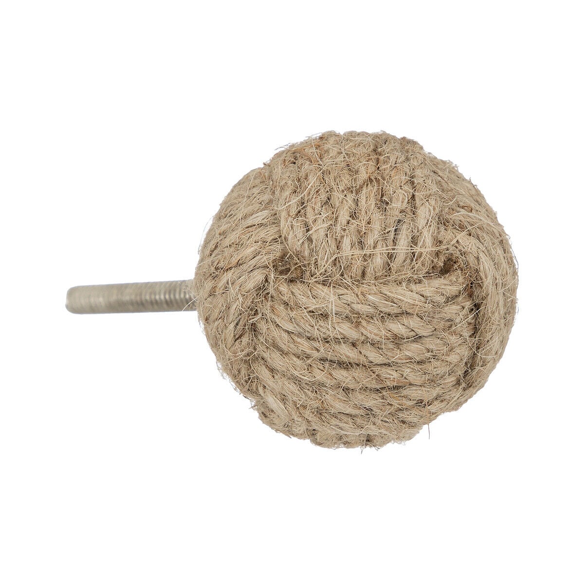 Conjunto de 2 puxadores DAYANA bege em corda, , large