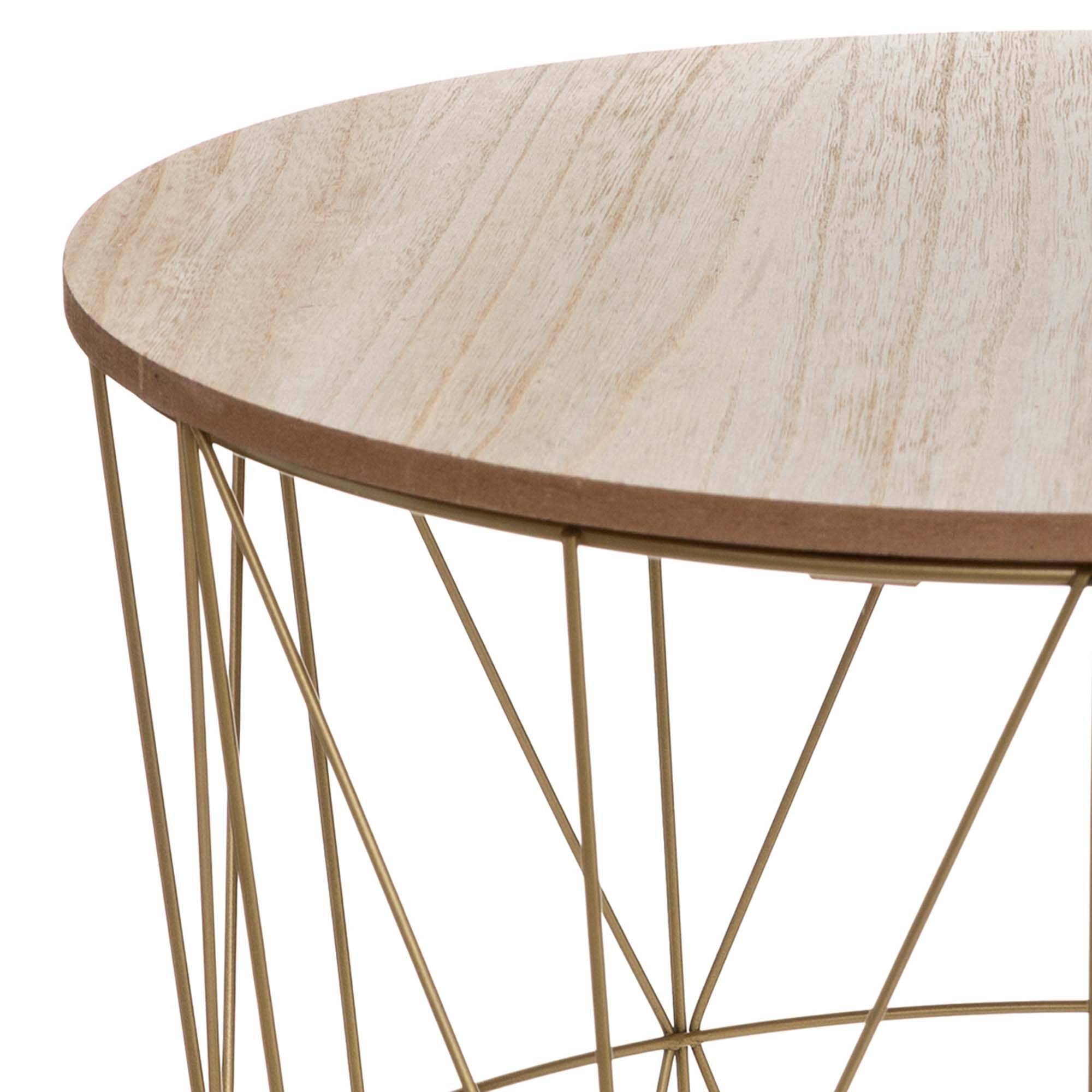 Mesa Auxiliar Kumi Mdf Metal 40x41Cm, , large
