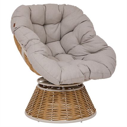 Cadeira giratória NYMELY com almofadão, , large