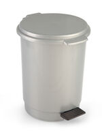 Balde WC Cinza Com Pedal 6l