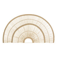 Cabeceira Sea View Bege Em Seagrass