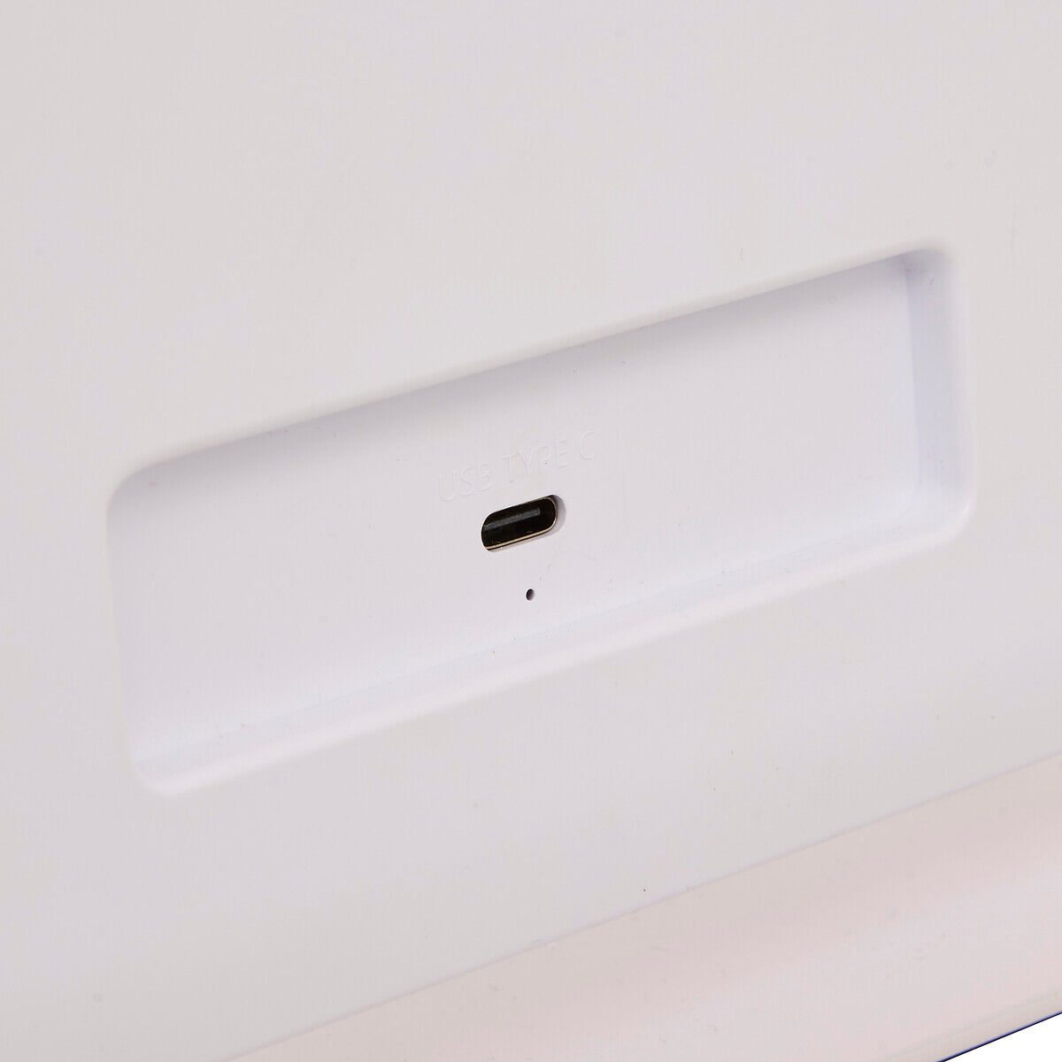 Bathroom mirror white with LED light, , large