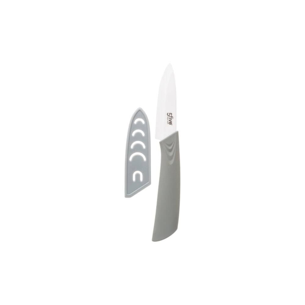 Ceramic knife with protective sheath, , large