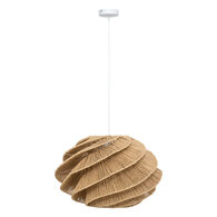 L&aacute;mpara de techo OZAN beige 54.5cm