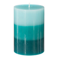 Vela Perfumada Pilar C&ocirc;co Tricolor