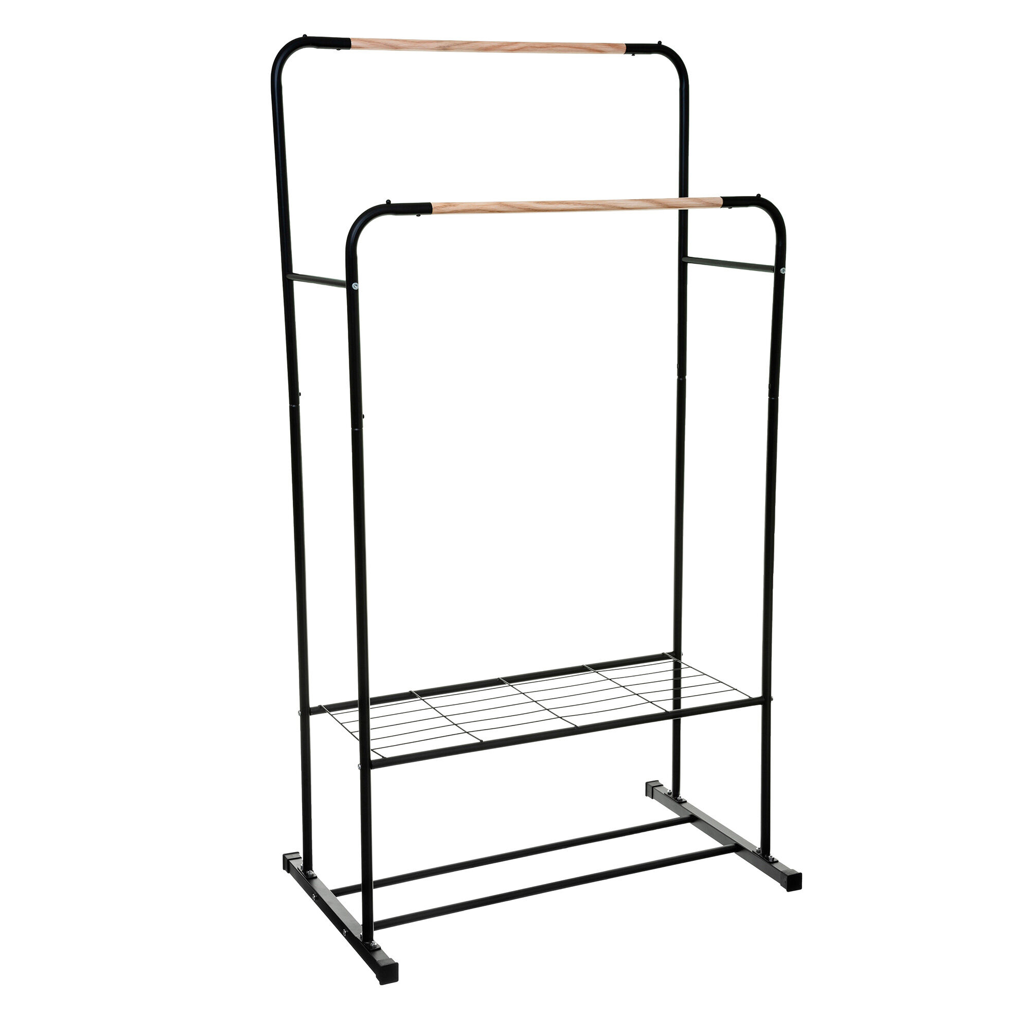 Cavalete duplo ARTEMIS preto em metal 150cm, , large