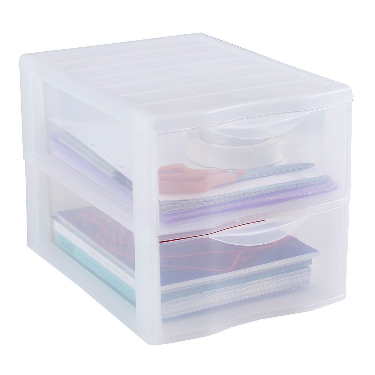 Módulo de arrumação com 2 gavetas, , large