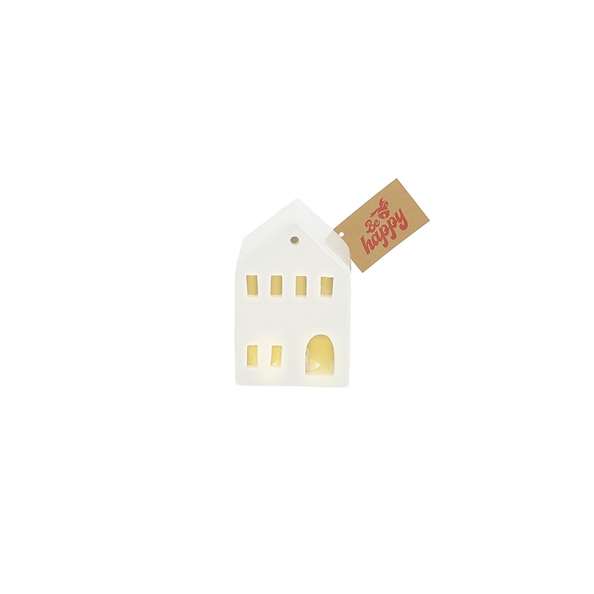 Casinha Branca Com LED 7x11cm, , large