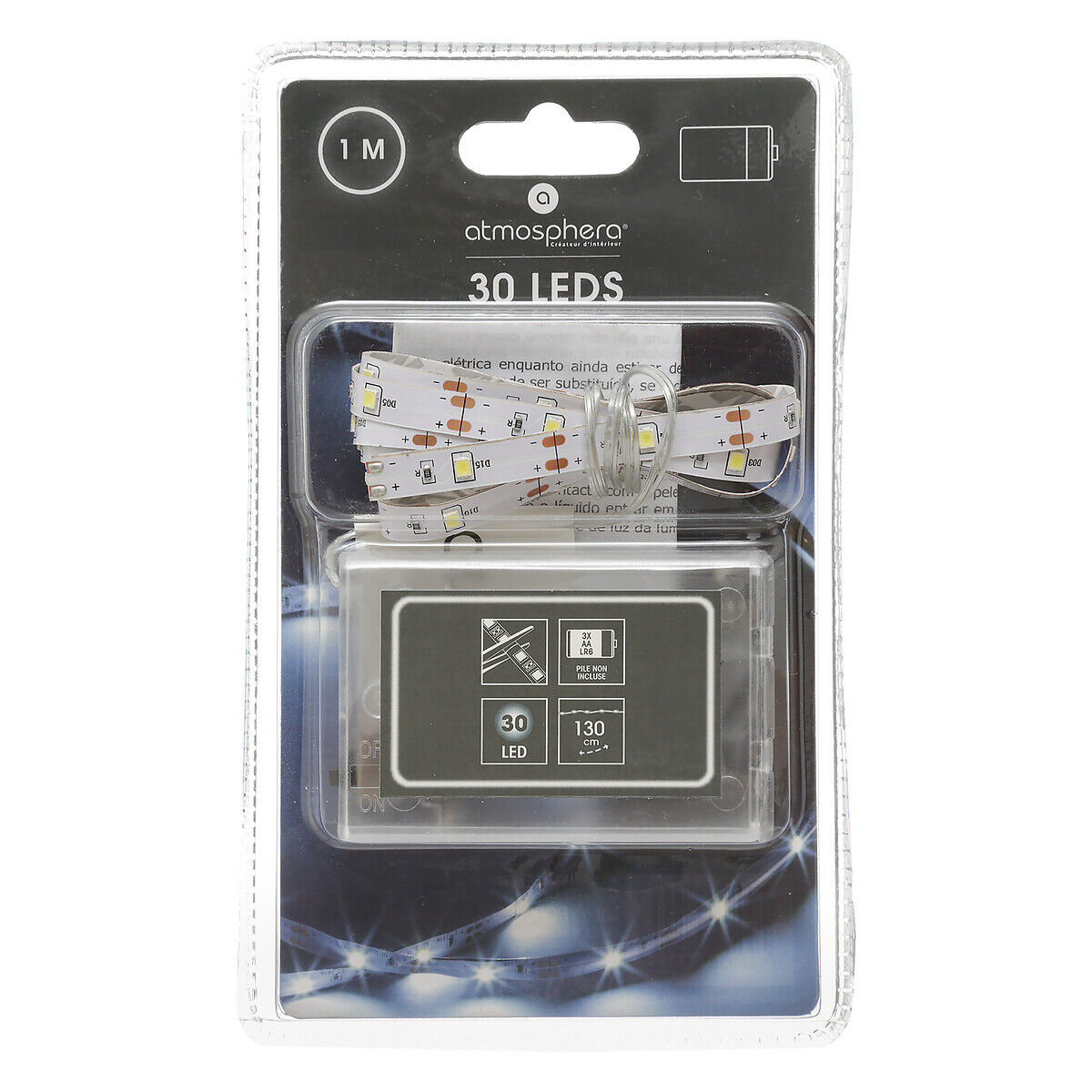 Tira De Luz Led 1.3M, , large
