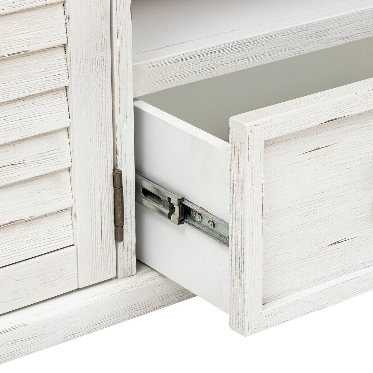 Móvel para tv com 2 portas e 1 gaveta OLBIA branco, , large
