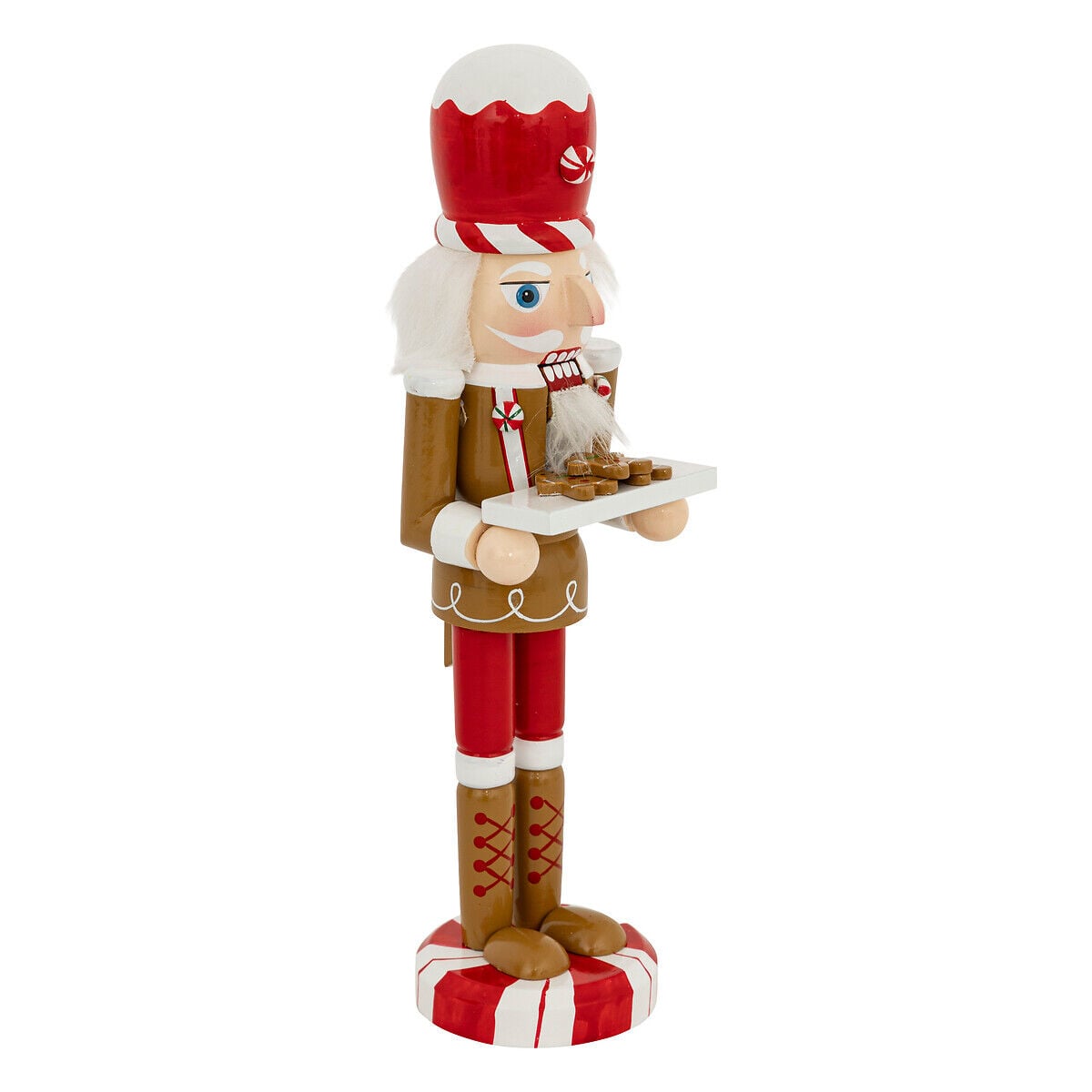 Figura de soldado de chumbo com bolacha de gengibre 7x6x25cm, , large