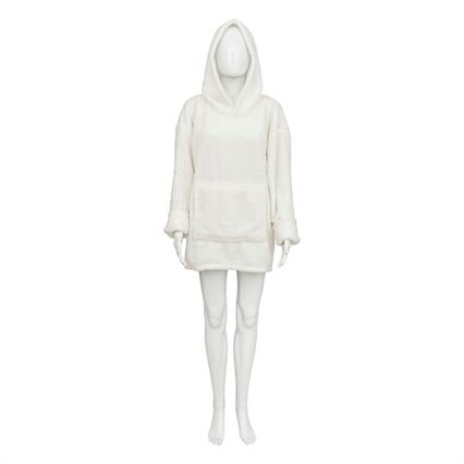 Manta camisola TEDDY branca, , large