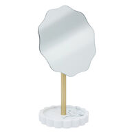 Espejo wc blanco 27cm