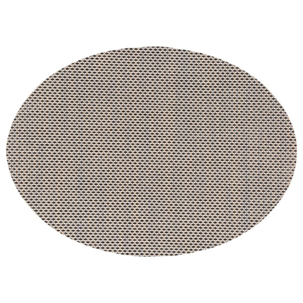 Oval placemat TEXALINE black, , large