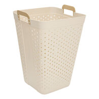 Cesta para ropa sucia CLAY blanca 74L