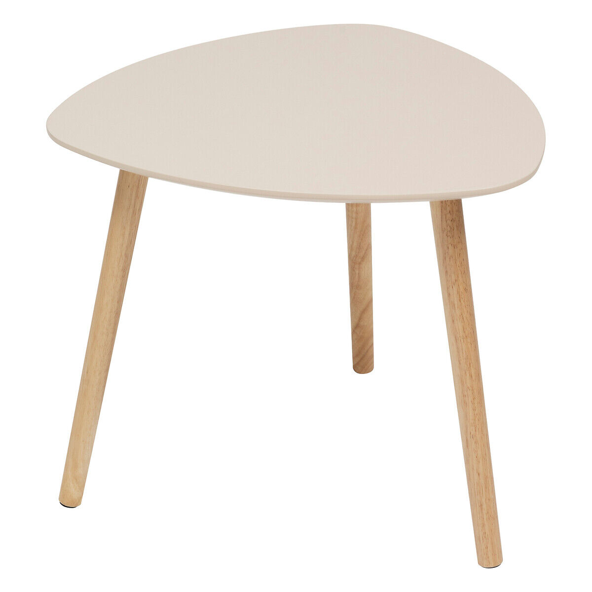 Conjunto de 3 mesas de apoio MILEO bege 60x60x45cm, , large
