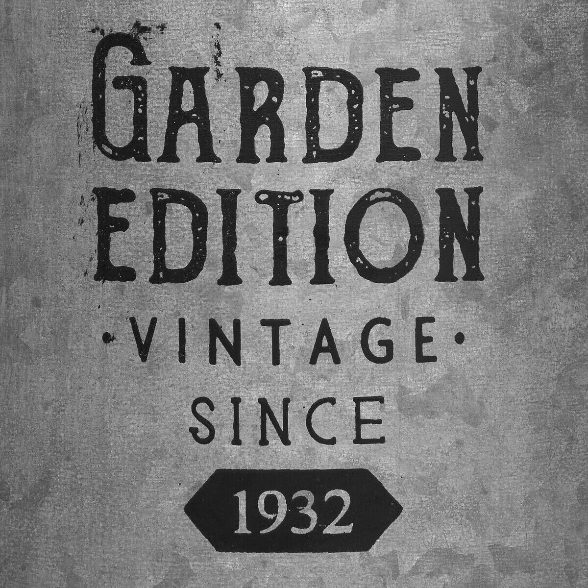 Decorative milk churn GARDEN EDITION grey in zinc, , large