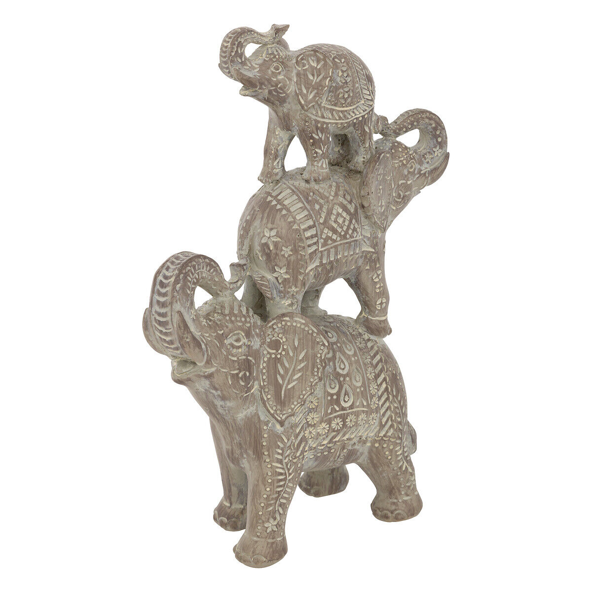 Estátua de elefante castanha ABOU, , large