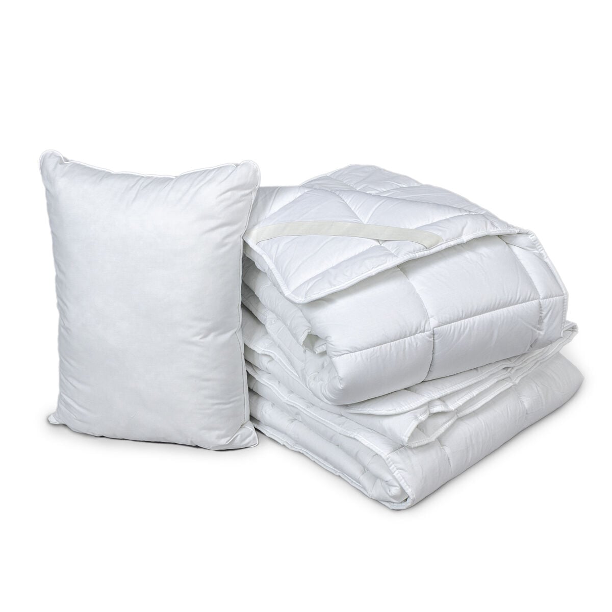 Double duvet TOP in cotton percale, , large