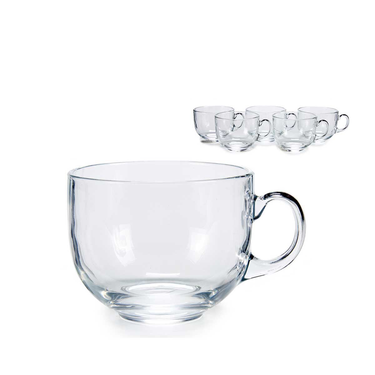 Almoçadeira em vidro 470ml, , large