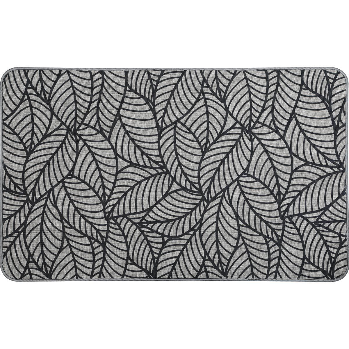 Tapete impermeável JUNGLE cinza 50x80cm, , large