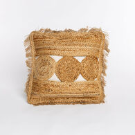 Cojín DIMELO beige de algodón 45x45cm