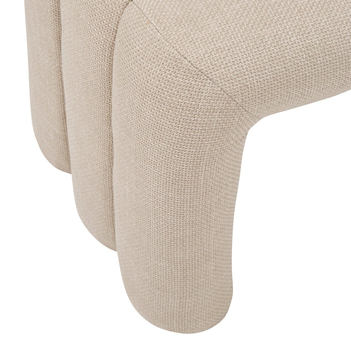 Banqueta SISCO bege em tecido, , large