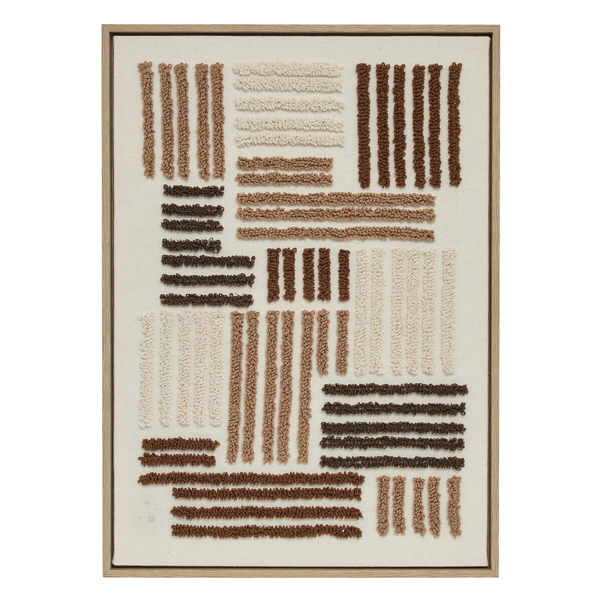 Quadro decorativo 3d EMIR castanho 70x50cm, , large