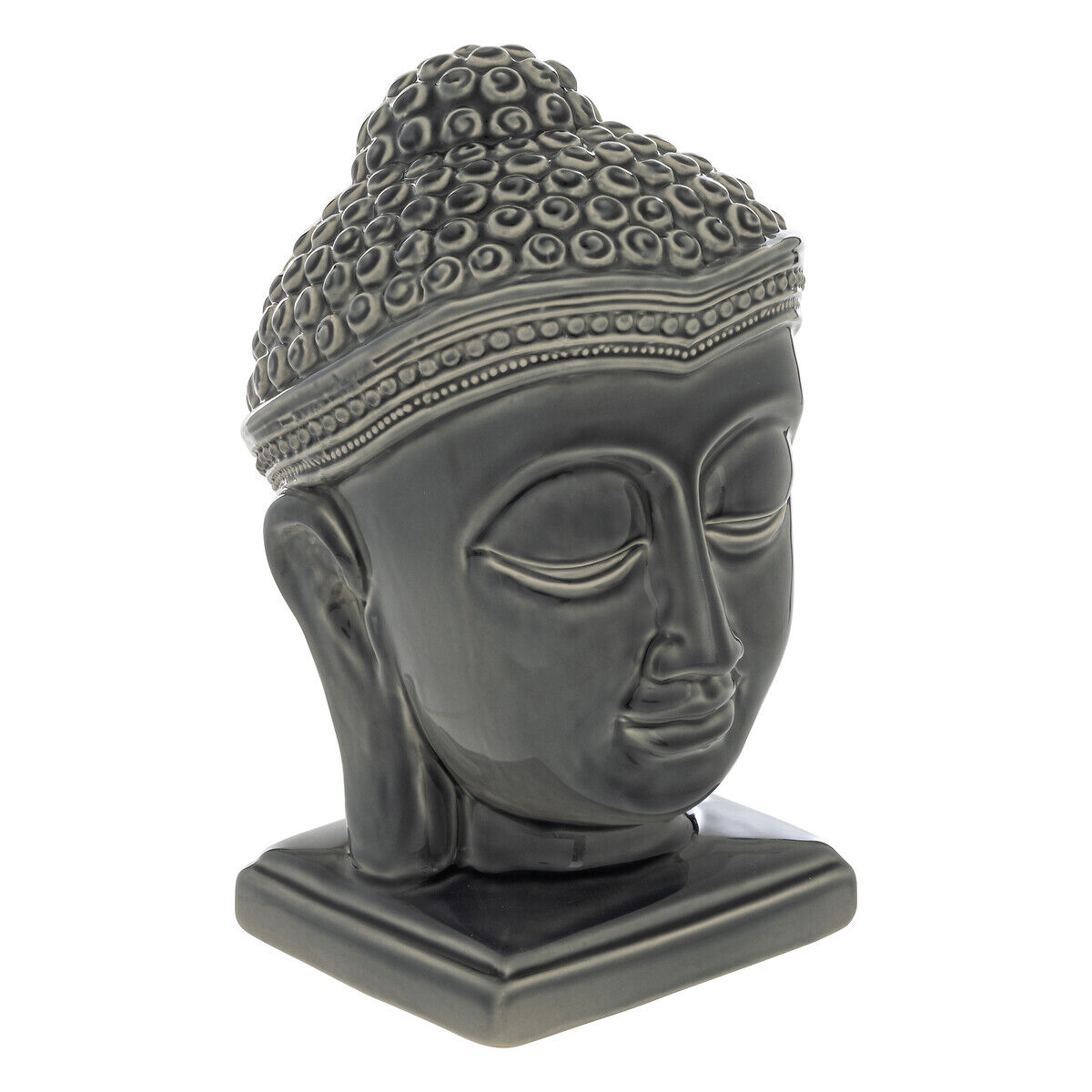 Estatueta em forma de buda YOLA azul 22,5cm, , large